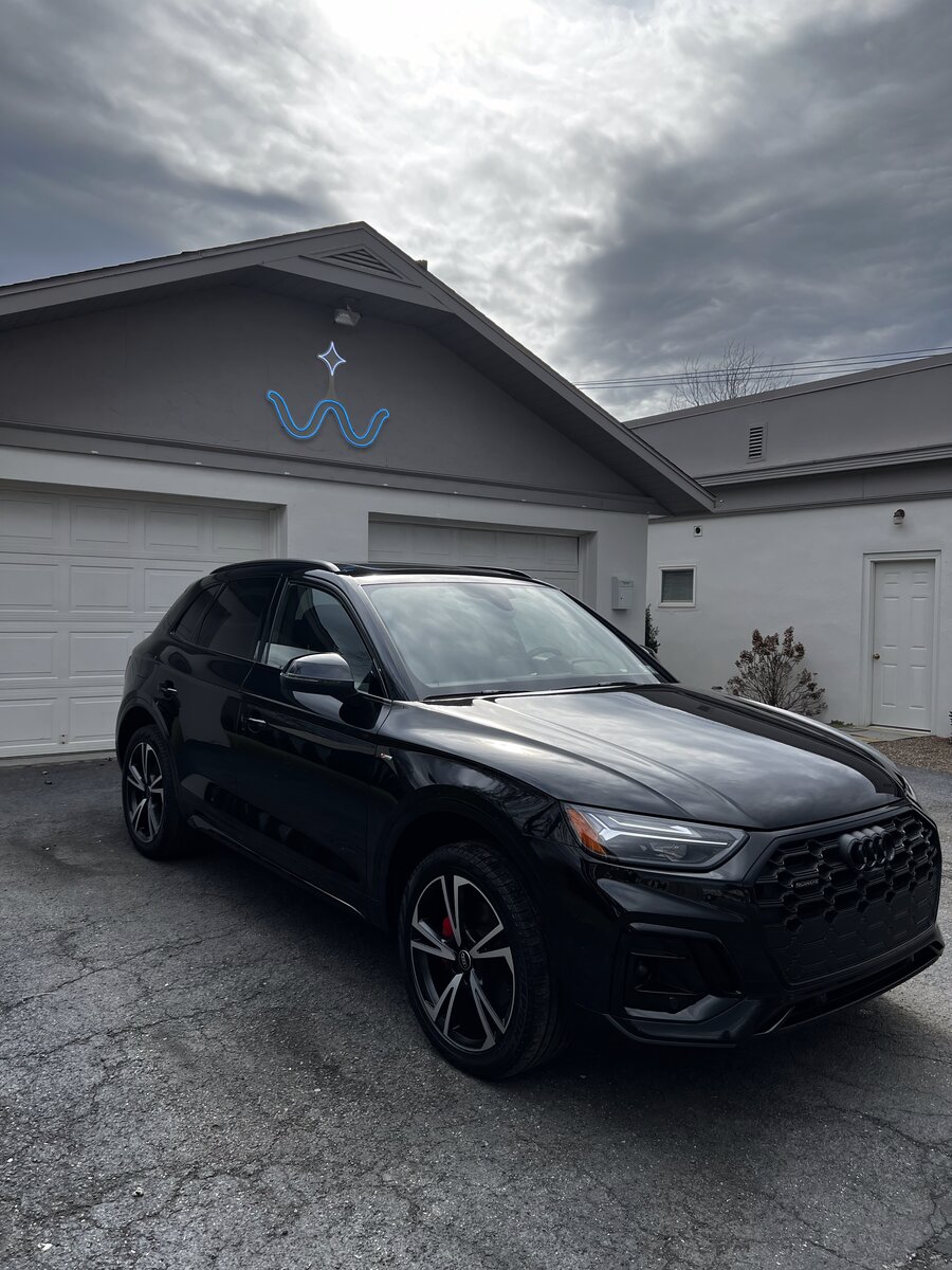 Audi Q5 after ceramic coating - showroom finish