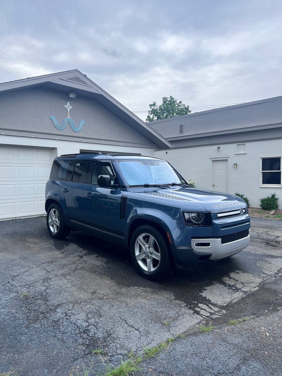 Land Rover Defender with premium ceramic coating