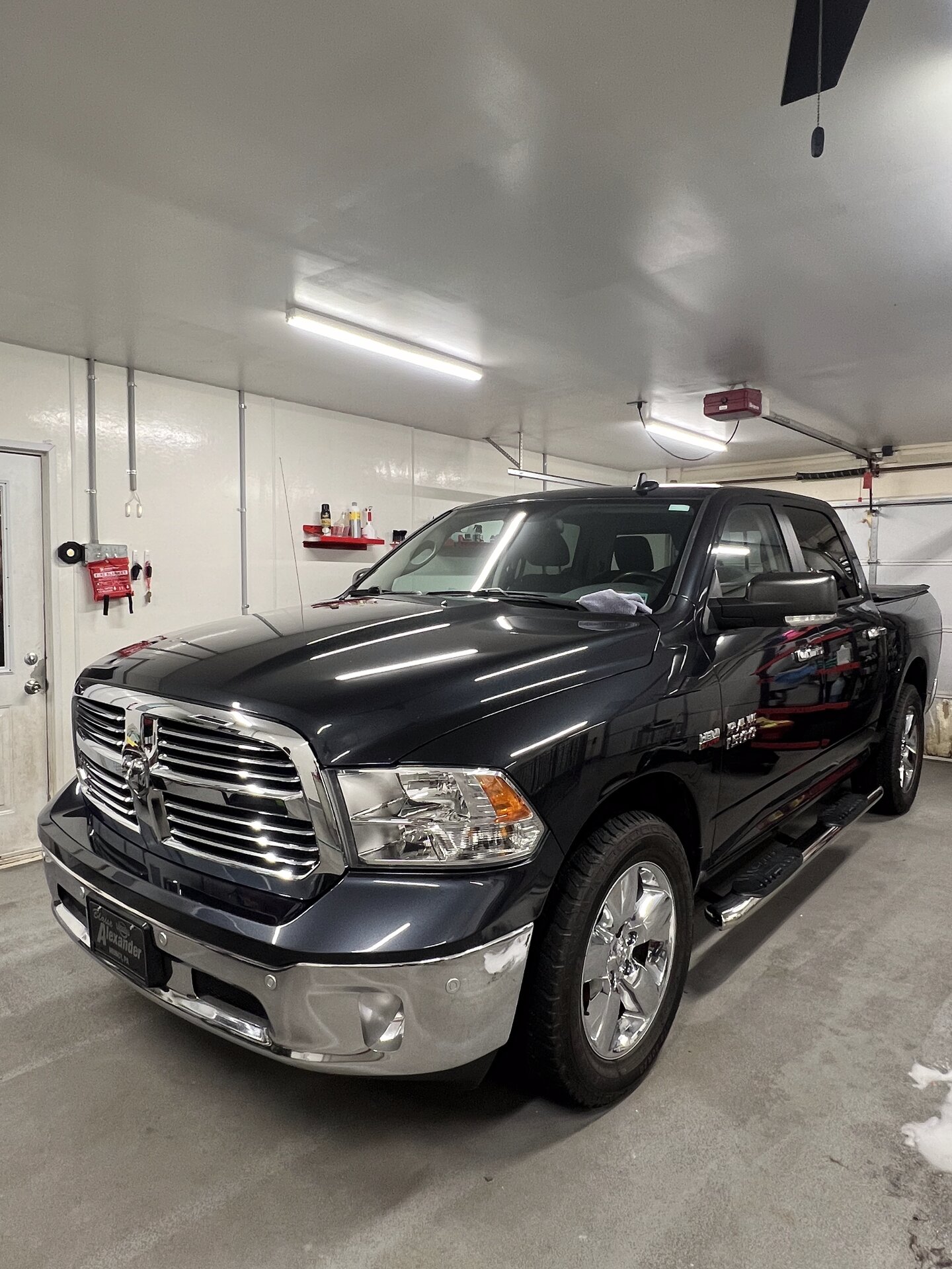 RAM 1500 truck after professional paint correction - deep gloss finish